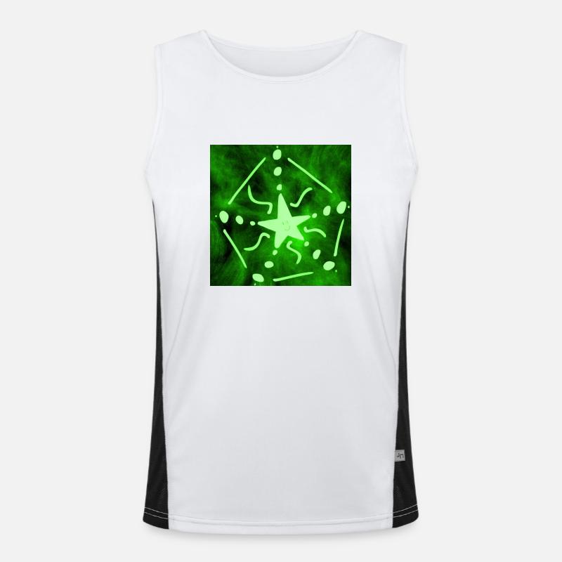 GREEN STAR Men's Functional Contrast Tank Top 
