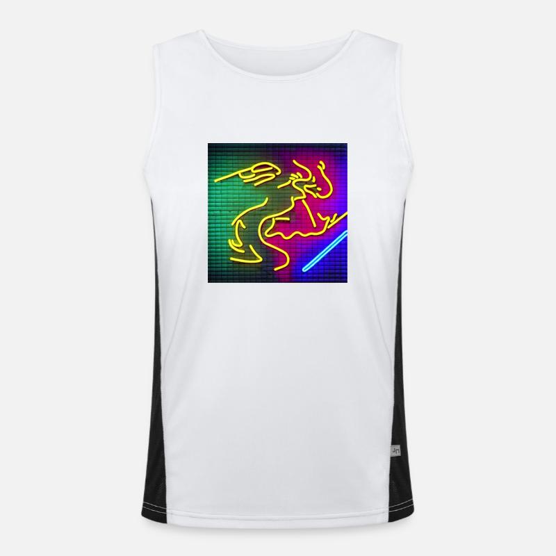 Drache jing Funktionelles Kontrast-Tank Top für Männer 