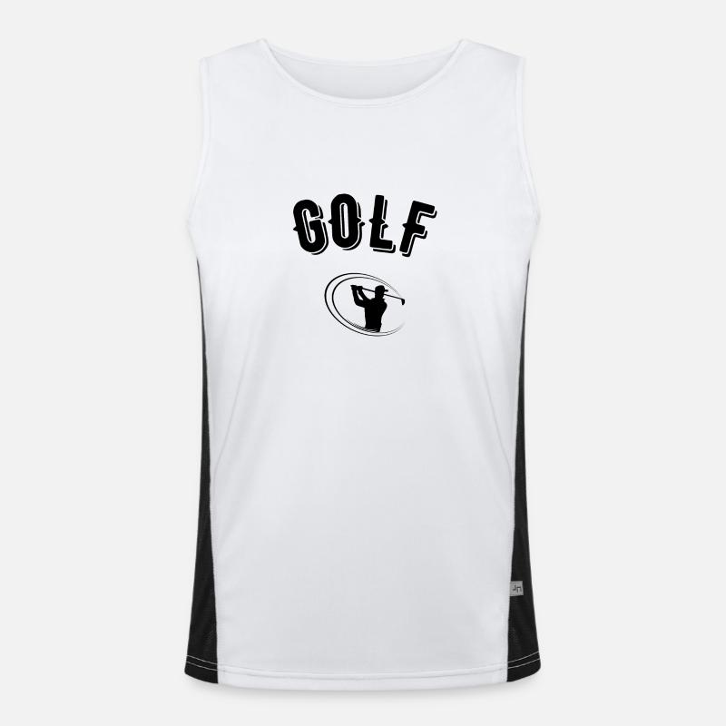 golf Men's Functional Contrast Tank Top 