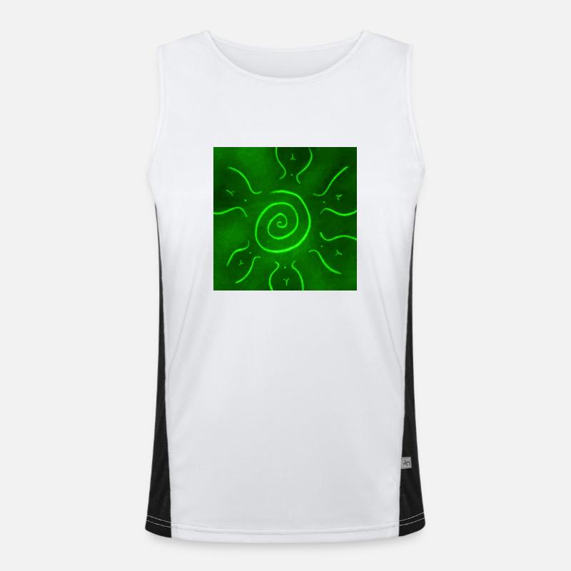GREEN SUN Men's Functional Contrast Tank Top 