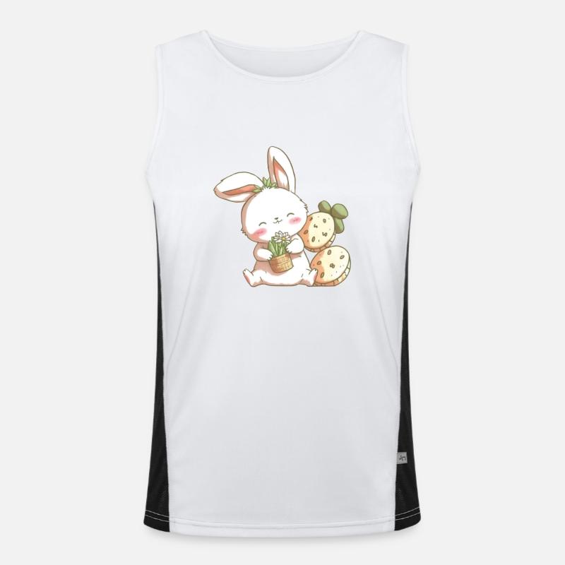 lapin mignon Débardeur respirant contrasté Homme 