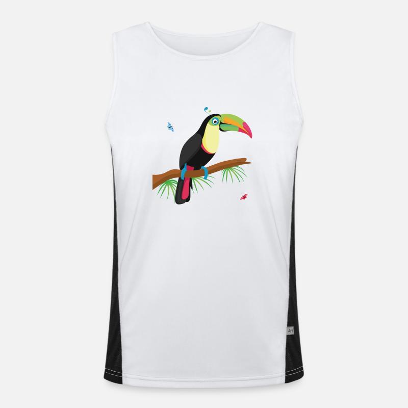 Toucan Débardeur respirant contrasté Homme 
