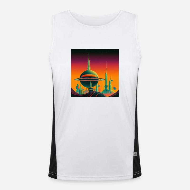 Colonisation de Saturne Débardeur respirant contrasté Homme 