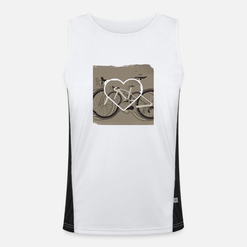 Leidenschaft Funktionelles Kontrast-Tank Top für Männer 