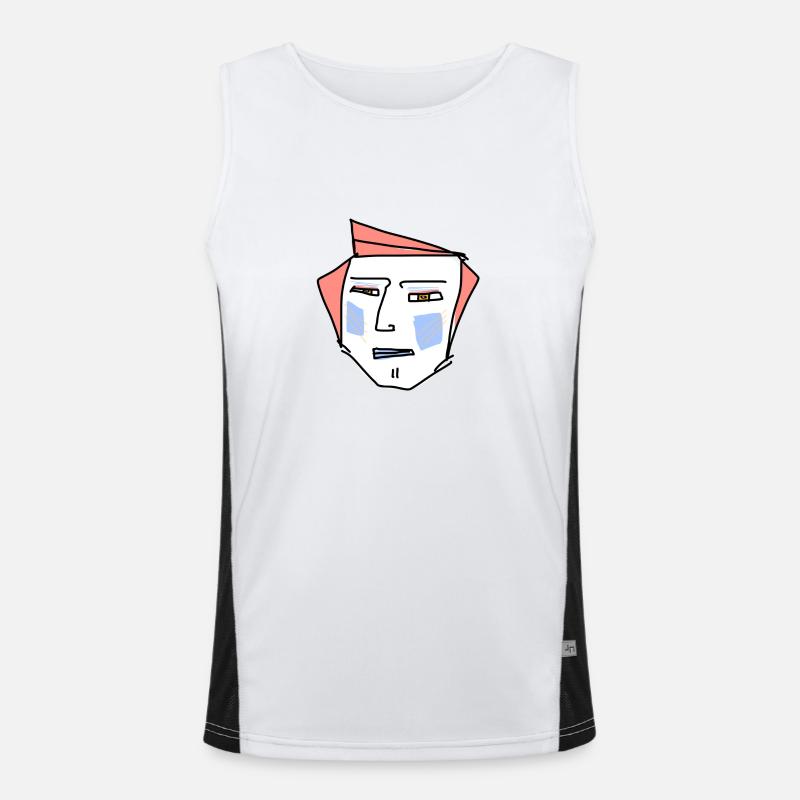 Simon Le Bleu Men's Functional Contrast Tank Top 