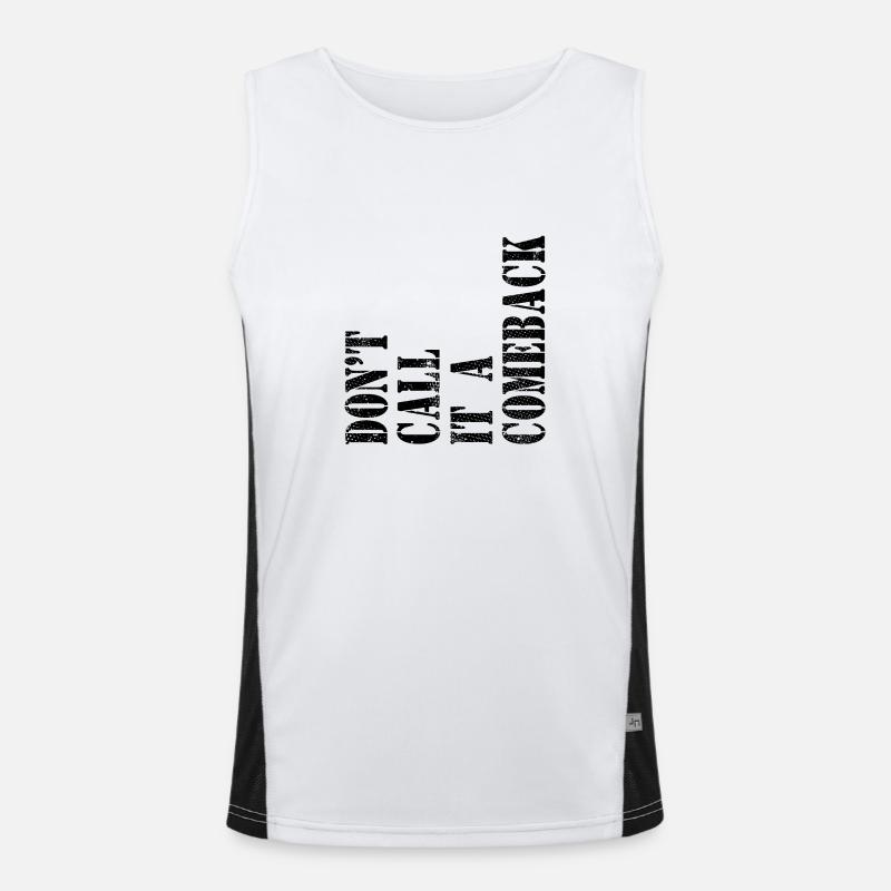 Nennen Sie es nicht ein Comeback Funktionelles Kontrast-Tank Top für Männer 