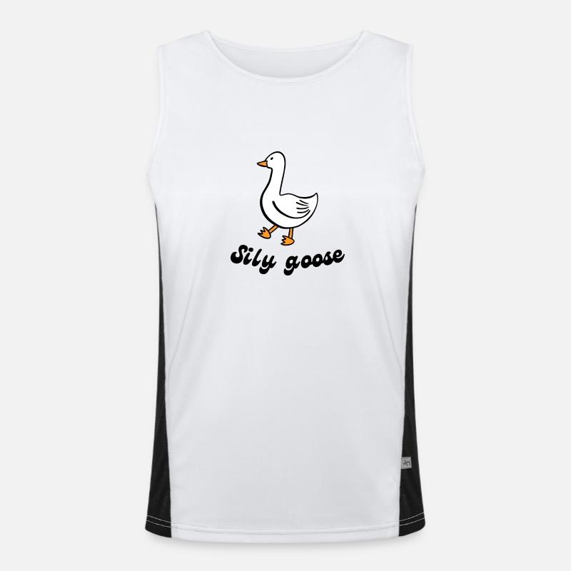 Sily goose Débardeur respirant contrasté Homme 