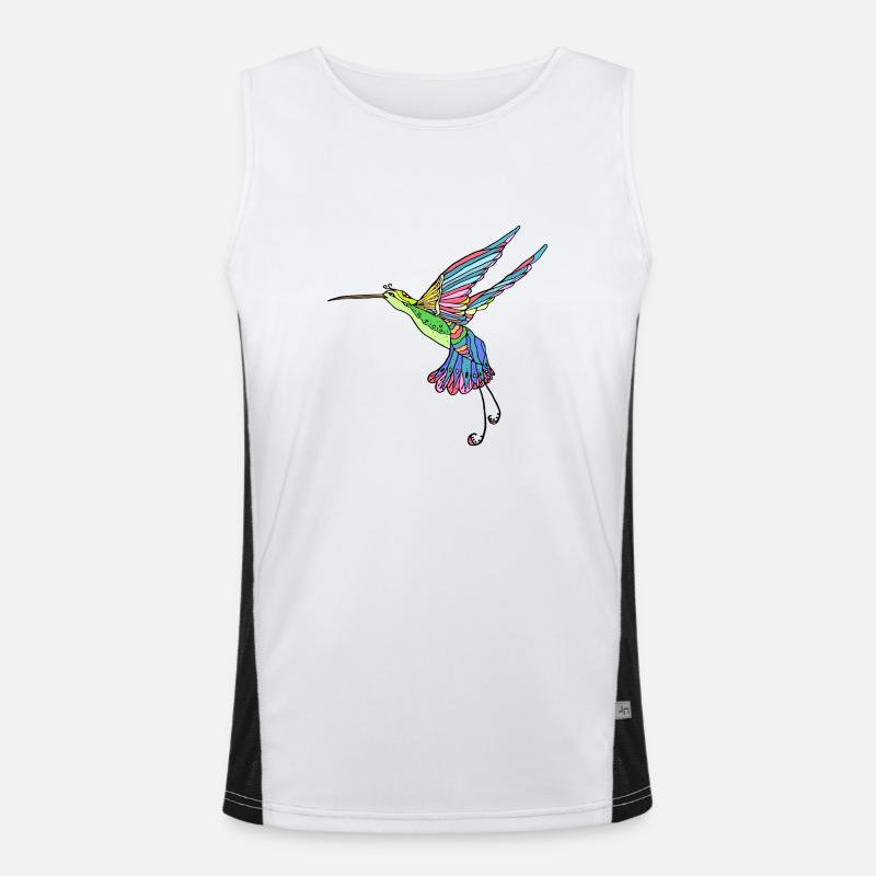 Vogel Funktionelles Kontrast-Tank Top für Männer 