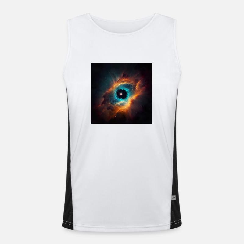 Kosmisches Universum n°5 Funktionelles Kontrast-Tank Top für Männer 
