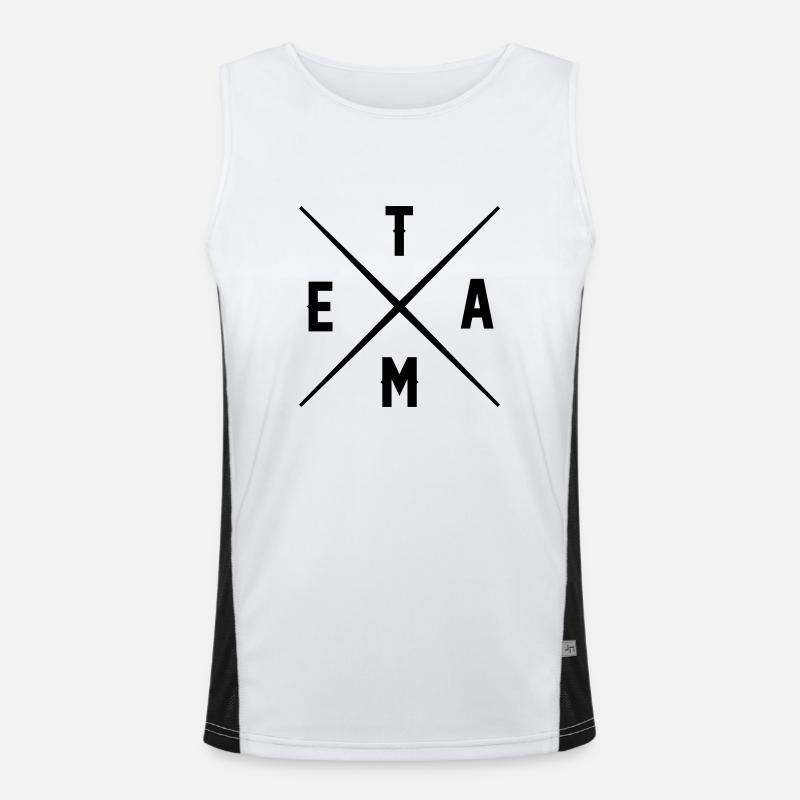 team Funktionelles Kontrast-Tank Top für Männer 