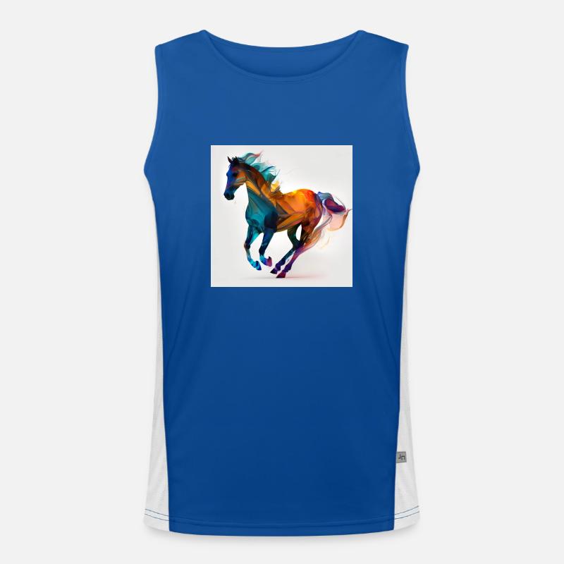 Fiery horse n°13 Men's Functional Contrast Tank Top 