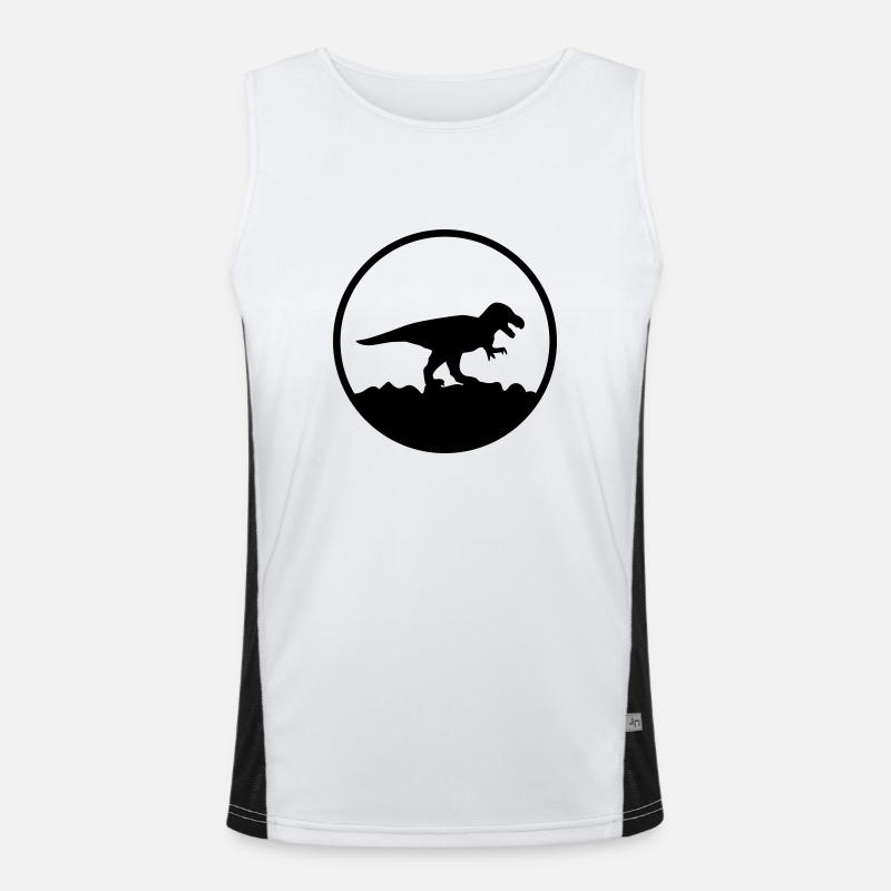 T rex Men's Functional Contrast Tank Top 