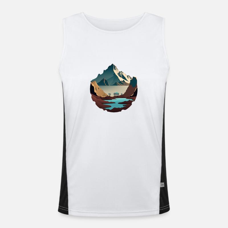 SURREAL Men's Functional Contrast Tank Top 