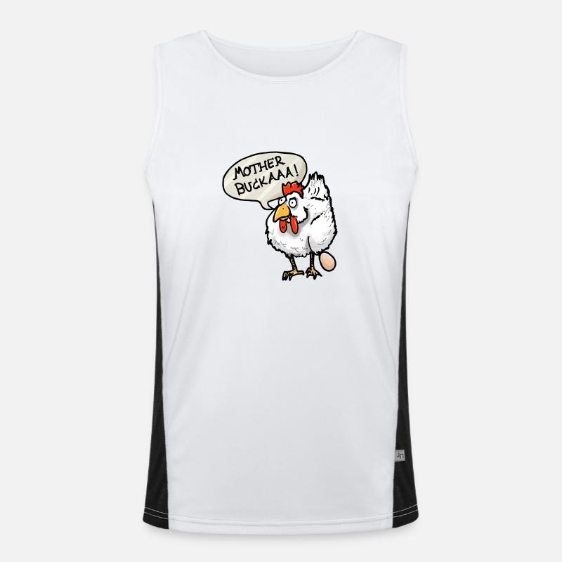 Mutter bukaaa!! Funktionelles Kontrast-Tank Top für Männer 