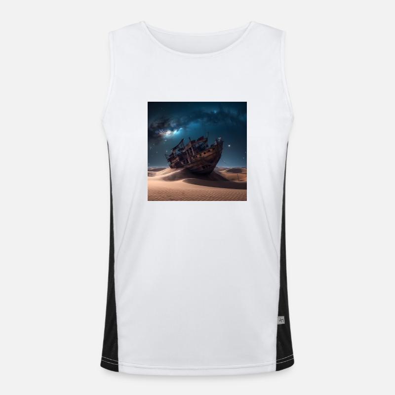 Shipwreck Lost in Space Men's Functional Contrast Tank Top 