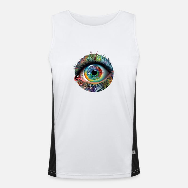 ŒIL TRIPPY Débardeur respirant contrasté Homme 
