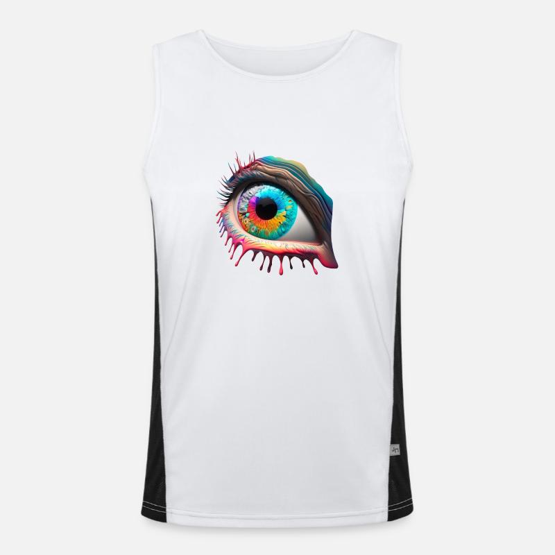 ŒIL TRIPPY Débardeur respirant contrasté Homme 