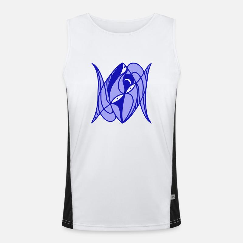 Metamorphosis. Evolutionary transformation Men's Functional Contrast Tank Top 