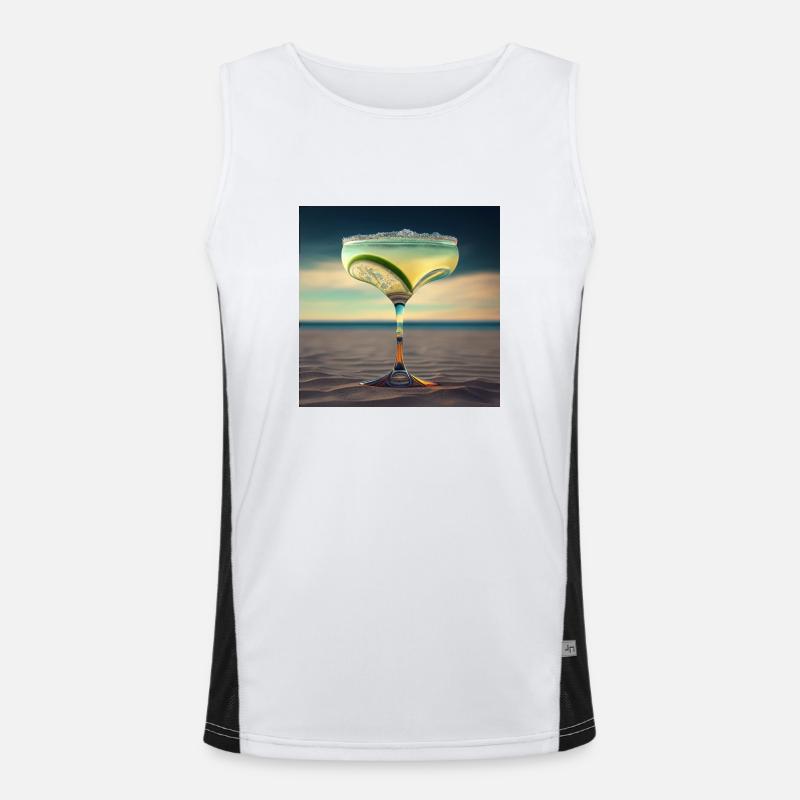 Cocktail 5 Gift Men's Functional Contrast Tank Top 