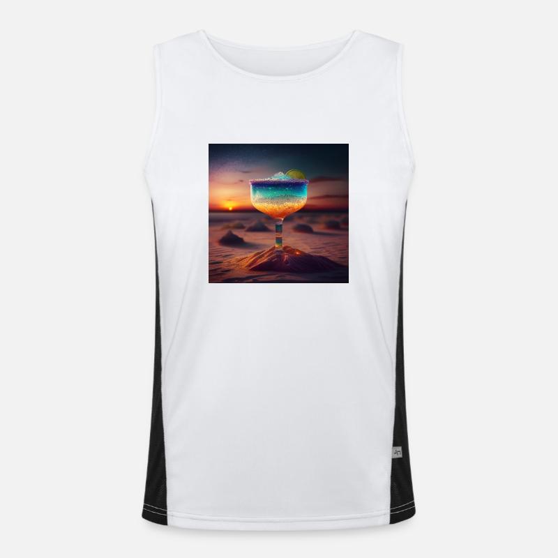 Cocktail 6 Gift Men's Functional Contrast Tank Top 