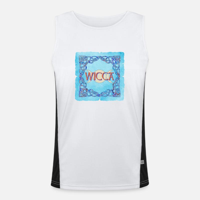 Celtic frame Wicca E 238 Men's Functional Contrast Tank Top 
