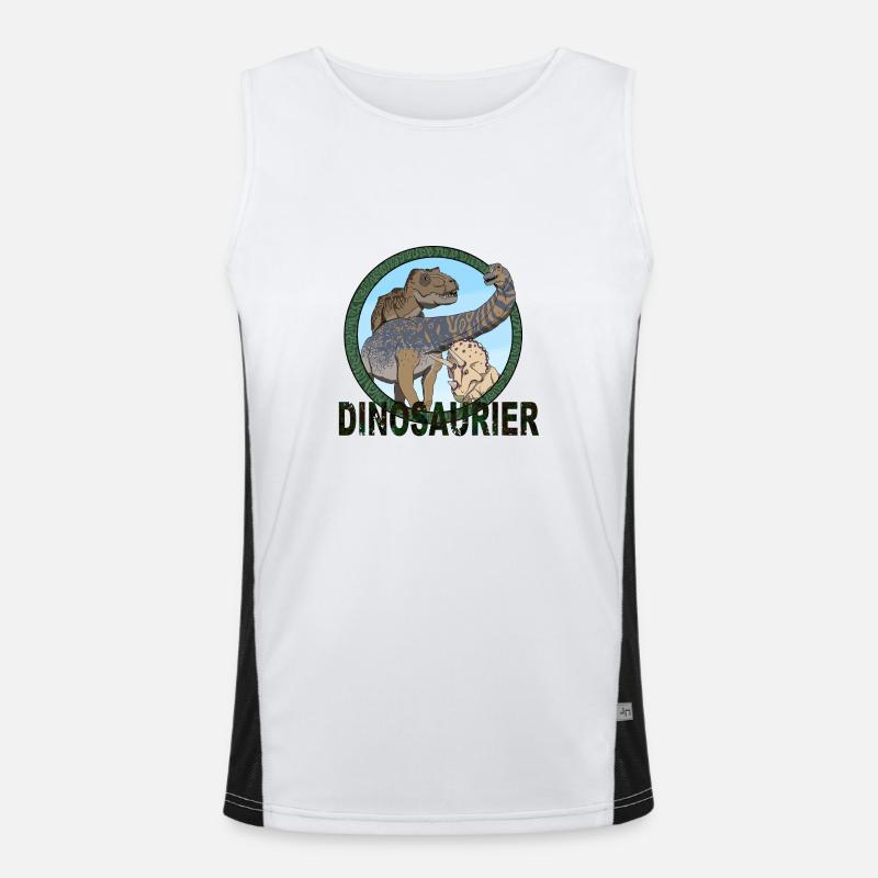 Dinos Funktionelles Kontrast-Tank Top für Männer 