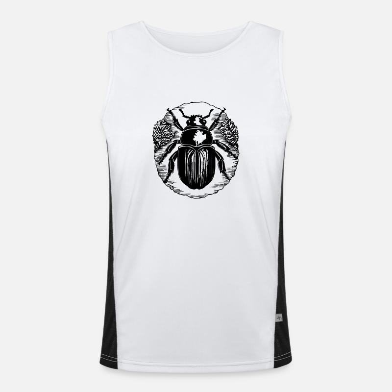Insects, creepy-crawlies, arthropods Men's Functional Contrast Tank Top 