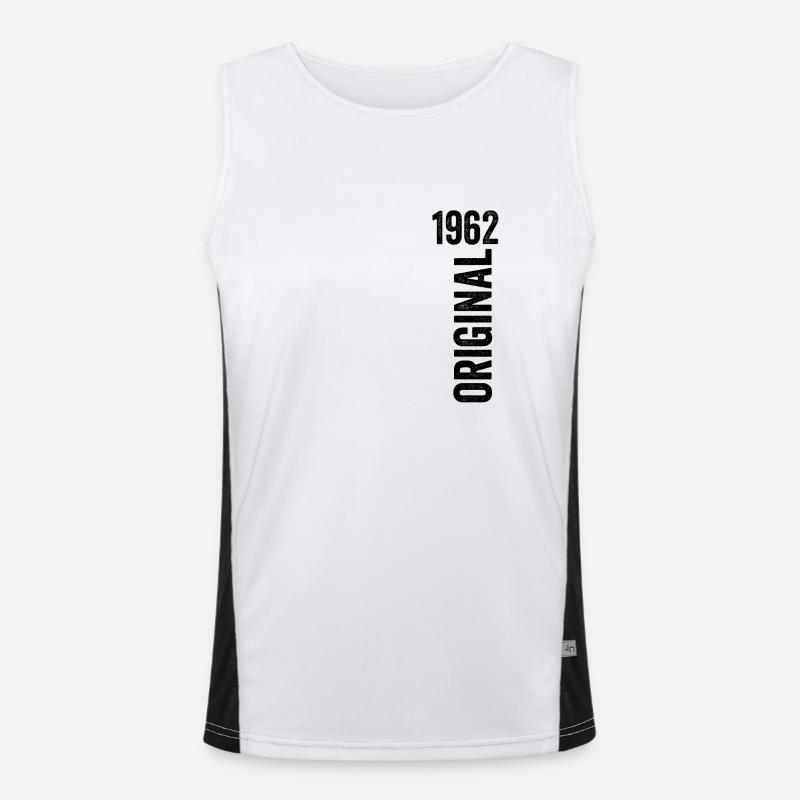 1962 Original Birthday Gift 1962 Men's Functional Contrast Tank Top 