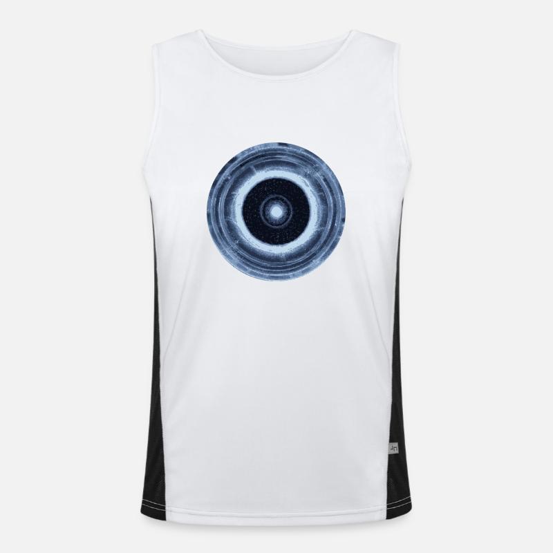Leere Funktionelles Kontrast-Tank Top für Männer 