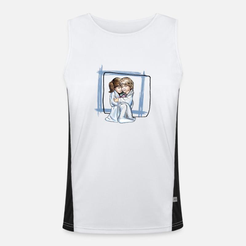 cuddle Men's Functional Contrast Tank Top 