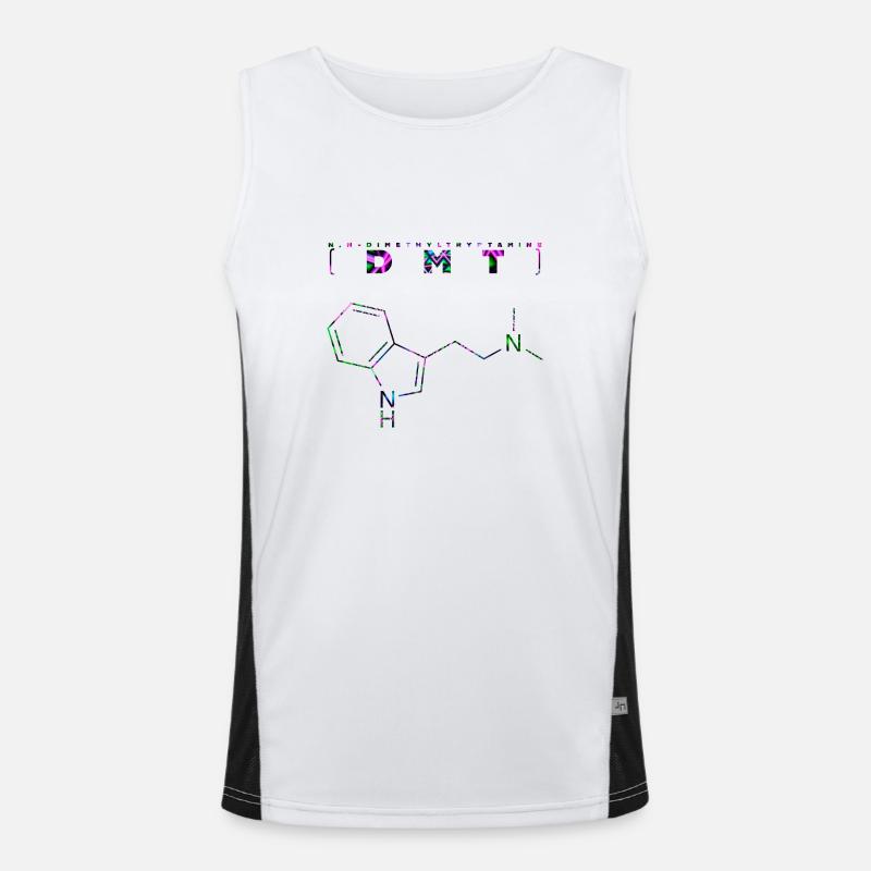 dmt molecule Men's Functional Contrast Tank Top 