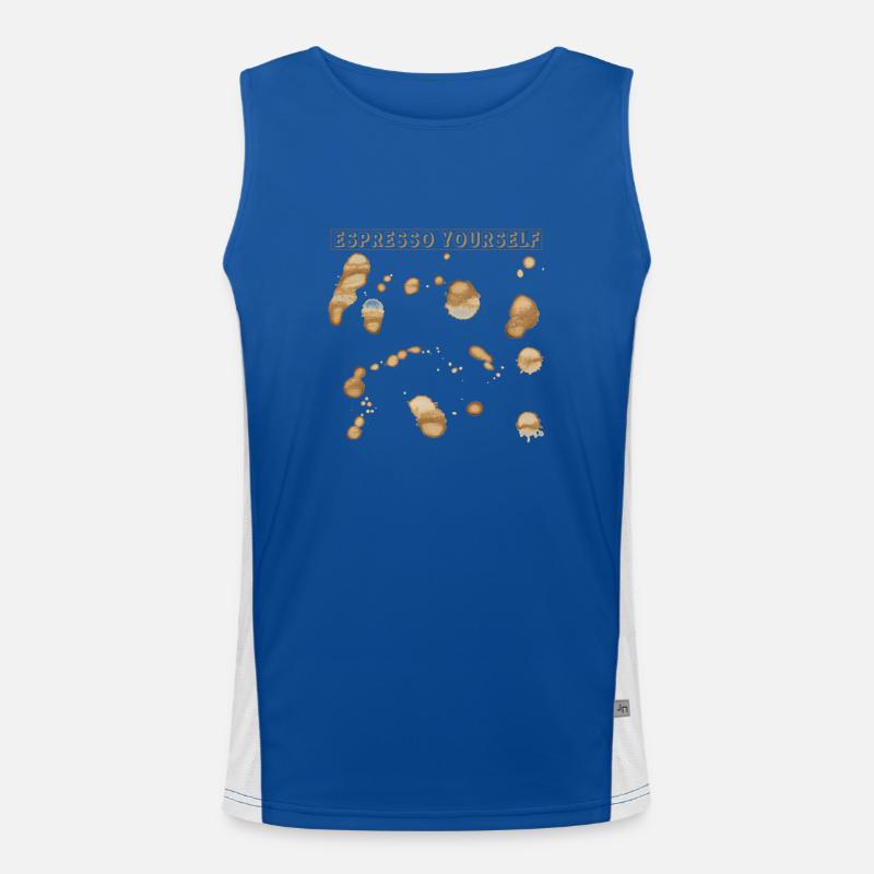 Espresso selber machen Funktionelles Kontrast-Tank Top für Männer 