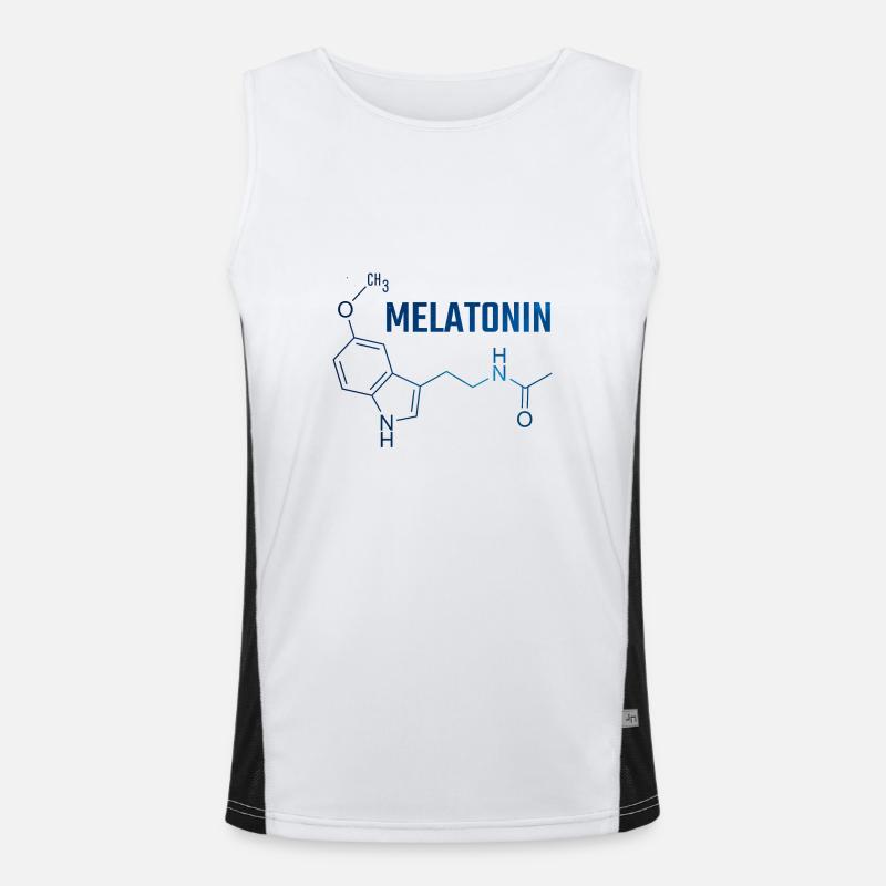 molécule de mélatonine Débardeur respirant contrasté Homme 