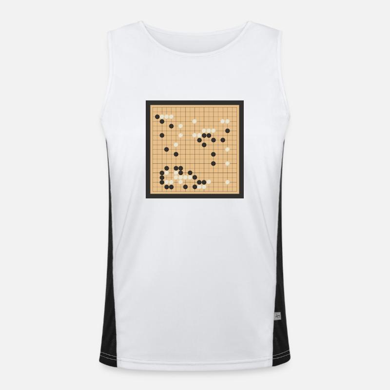 boardgame chess backgammon game night Funktionelles Kontrast-Tank Top für Männer 