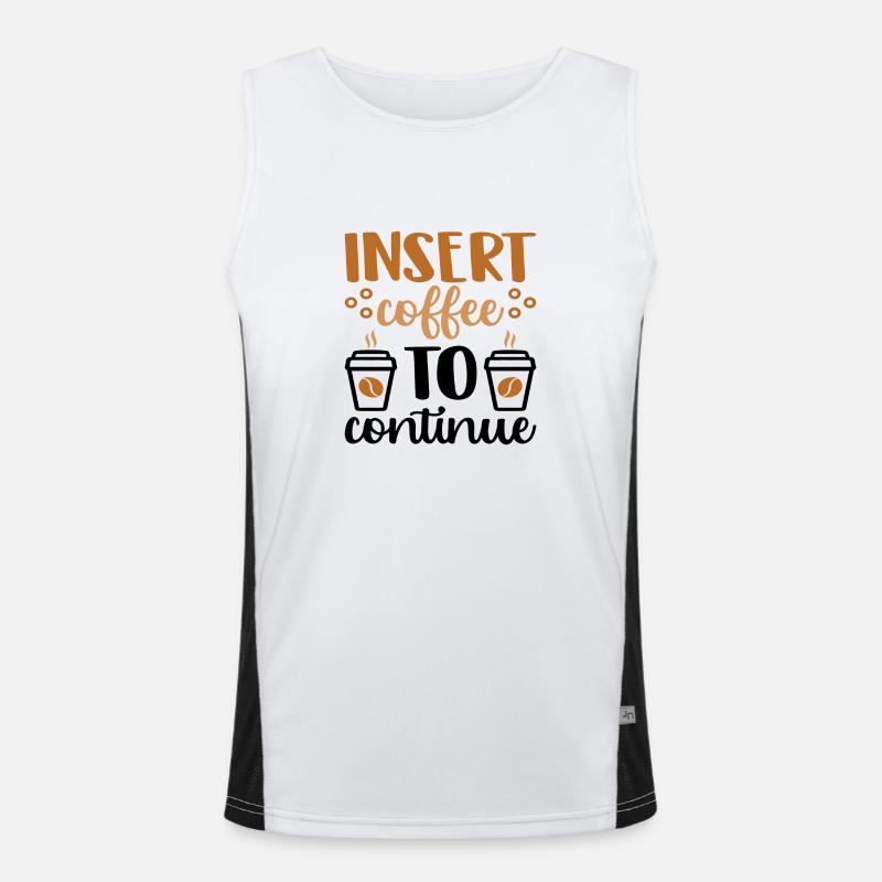 Insert Coffee to continue Men's Functional Contrast Tank Top 
