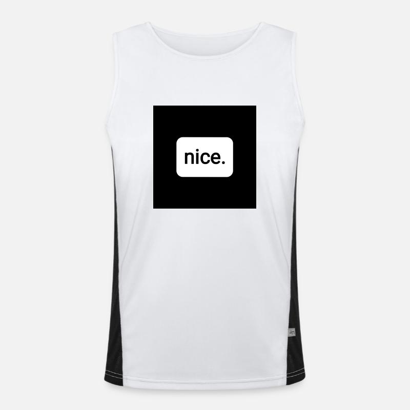 nice Funktionelles Kontrast-Tank Top für Männer 