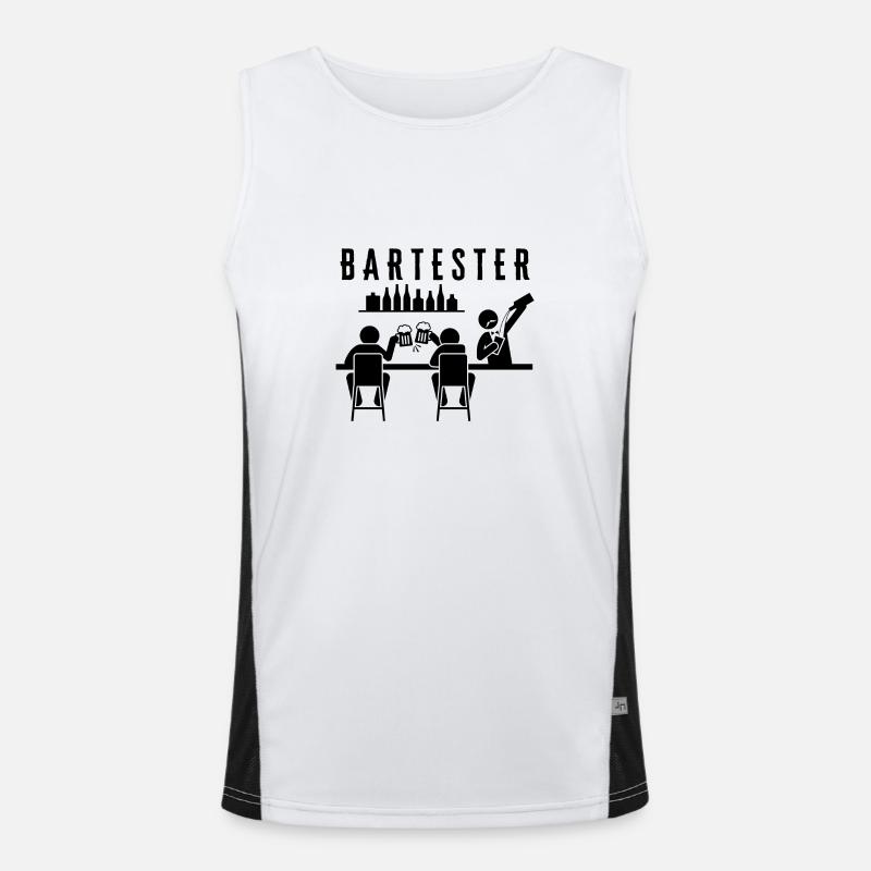 Bartester Funktionelles Kontrast-Tank Top für Männer 