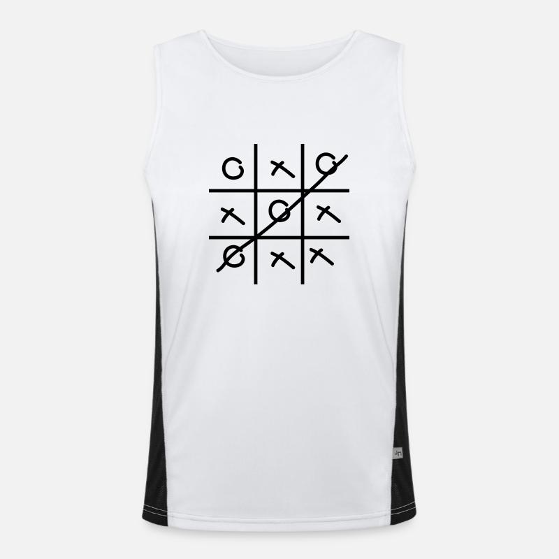 Boardgame Chess Backgammon Game Night Men's Functional Contrast Tank Top 