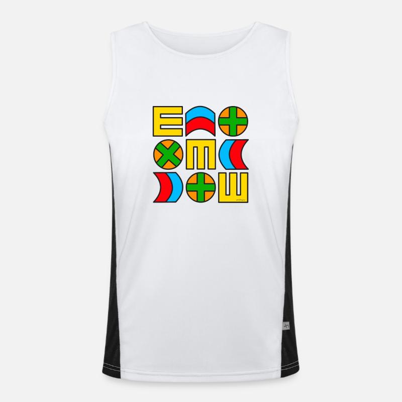 pattern moda 310523 4 Men's Functional Contrast Tank Top 