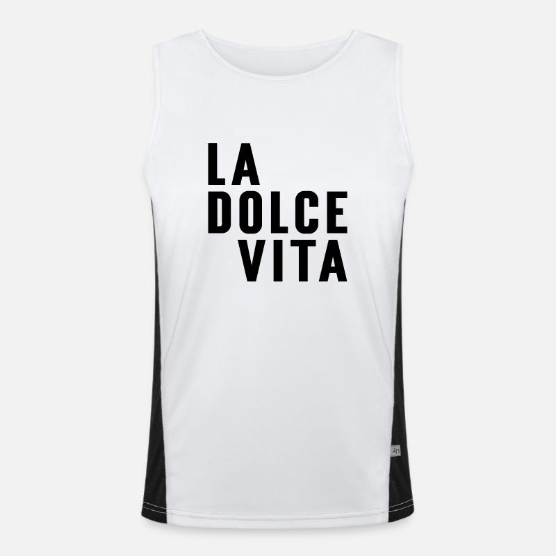 La dolce vita Débardeur respirant contrasté Homme 