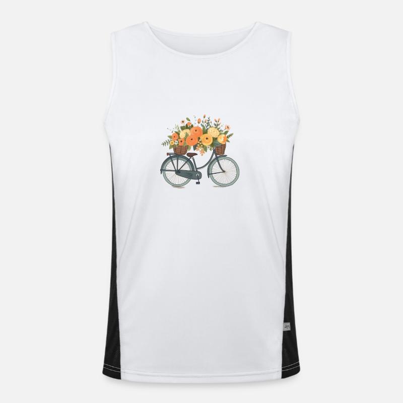 Beau vélo Débardeur respirant contrasté Homme 