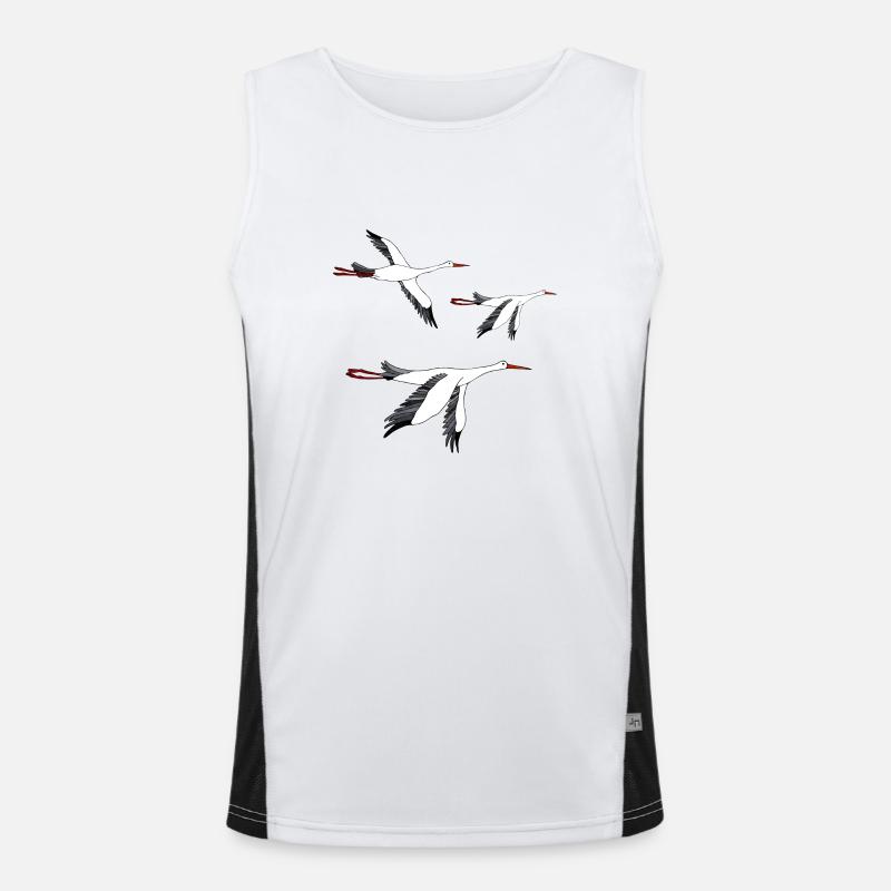 Storks Men's Functional Contrast Tank Top 