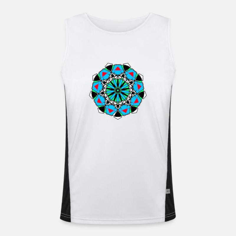 Pattern Men's Functional Contrast Tank Top 