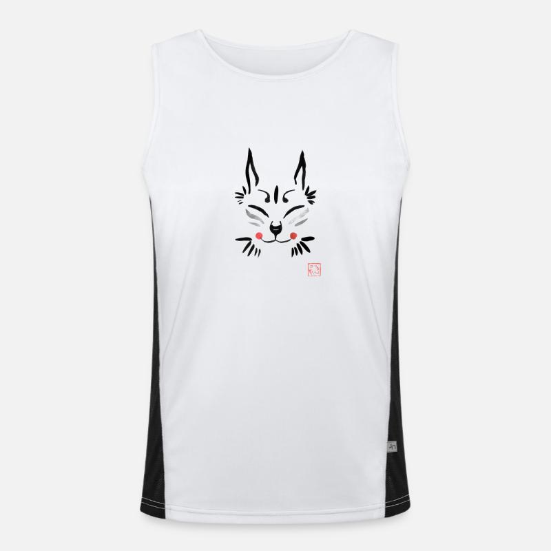 kitsune mask Débardeur respirant contrasté Homme 