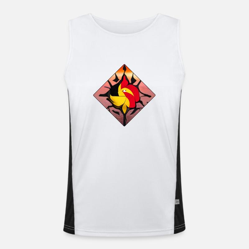 Pattern Men's Functional Contrast Tank Top 