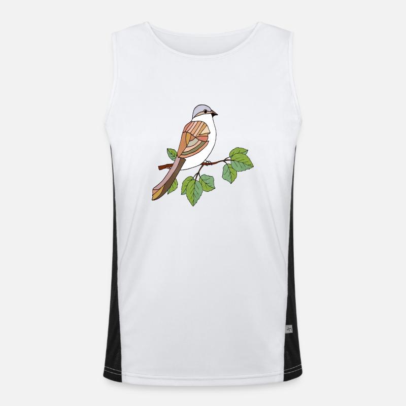 Vogel Funktionelles Kontrast-Tank Top für Männer 