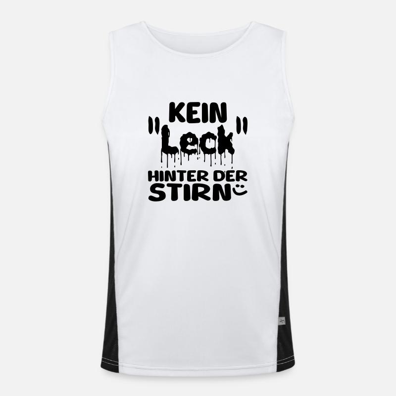 nicht viel blöde Funktionelles Kontrast-Tank Top für Männer 