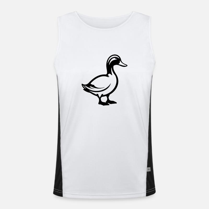 Canard Oiseaux Canards Débardeur respirant contrasté Homme 