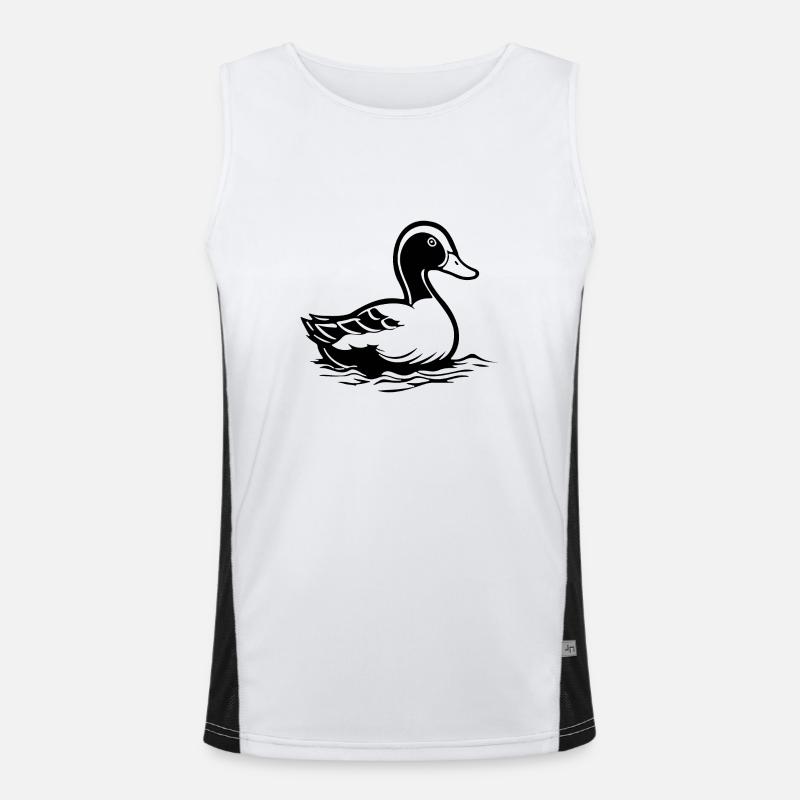 Canard Oiseaux Canards Débardeur respirant contrasté Homme 