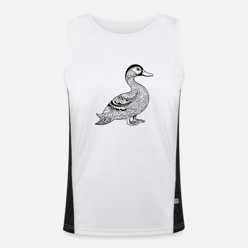 Canard Oiseaux Canards Débardeur respirant contrasté Homme 